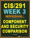 CIS/291 Week 3 Individual: Component and Security Comparison